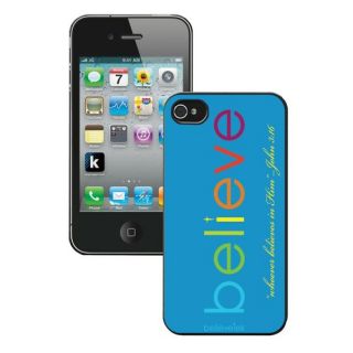Believe Blue iPhone 4/4s Case