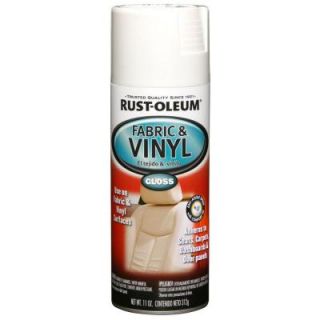 Rust Oleum Automotive 11 oz. Gloss White Vinyl and Fabric Spray (Case of 6) 248922