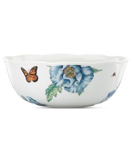 Lenox Dinnerware, Butterfly Meadow Blue Serving Bowl