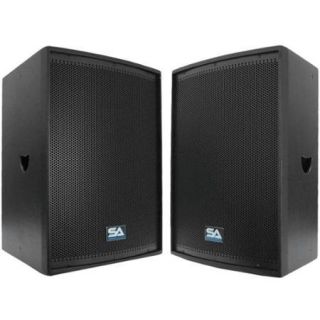 Seismic Audio Pair 12" PA/DJ Premium Speakers or Monitors   600 Watts   FS Lava 12