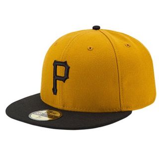 New Era MLB 59Fifty Authentic Cap   Mens   Baseball   Accessories   Pittsburgh Pirates   Yellow/Black