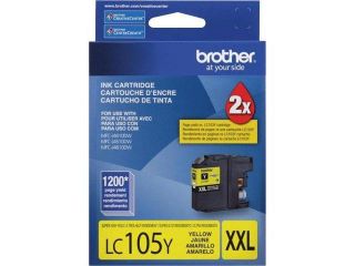 Brother LC105YY Brother Printer LC105Y Super High Yield Cartridge Ink