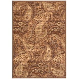 Sams International Essentials Paisley Brown 7 ft. 9 in. x 10 ft. 8 in. Area Rug 2015 8x10