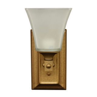 Whitfield Lighting Gail 6 in W 1 Light Burnt Copper Arm Hardwired Wall Sconce