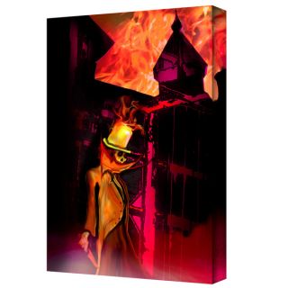 Pyro Painter Shadow of the Beast Wrapped Canvas