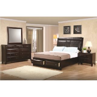 Furniture of America Modern 4 piece Platform Bedroom Set