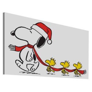 Charles M. Schulz Snoopy Woodstock Scarf Canvas Art   16793510