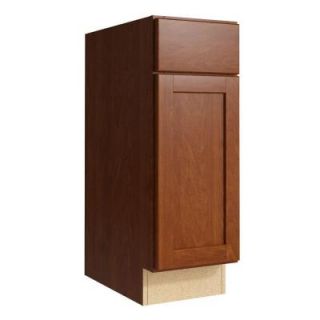 Cardell Pallini 12 in. W x 34 in. H Vanity Cabinet Only in Nutmeg VB122134L.AE0M7.C53M