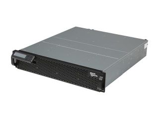 SANS DIGITAL EliteSTOR ES104T+B JBOD 4 x Hot Swappable 3.5" Drive Bays eSATA (6.0 Gbps) 1U 4 Bay Rackmount SATA to eSATA (x4) JBOD Storage (Black)