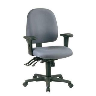 OFFICE STAR 43808 226 Ergonomic Office Chair, Fabric, Gray