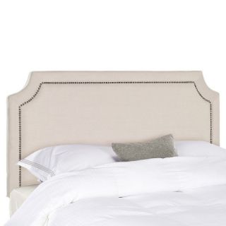 Clip Corner Nailbutton Headboard   Taupe