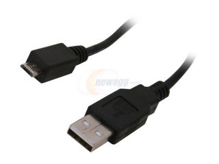 Rosewill RCAB 11017   3 Foot USB 2.0 A Male to Micro B (5 Pin) Male Cable   Black