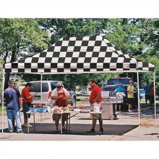 ShelterLogic 10'x15' Pro Pop Up Canopy Straight Leg in Checker   22555