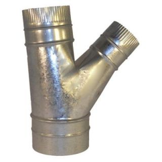 Speedi Products 6 in. x 4 in. x 4 in. Wye Branch HVAC Duct Fitting SM WYE 644