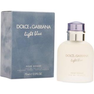Dolce & Gabbana Light Blue Pour Homme Eau de Toilette Spray, 2.5 oz