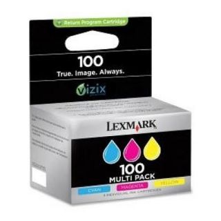 Lexmark No. 100 Cyan, Magenta, Yellow Return Program Ink Cartridge
