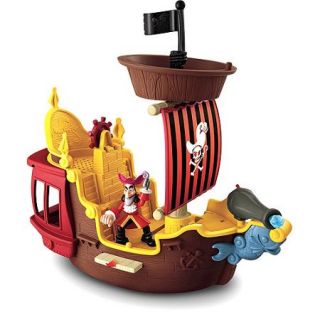 Fisher Price Hook's Jolly Roger Pirate Ship Play Set