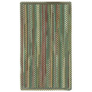 Capel Sherwood Forest Dark Green Variegated Area Rug; 211 x 75