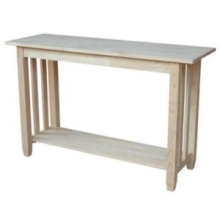 International Concepts Mission Console Table BJ6S