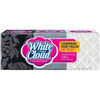 Product Title White Cloud 3 Pack, 2 ply Facial Tissues, 75 Sheet Cube Tissue Boxes