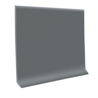 ROPPE 700 Series Dark Gray 4 in. x 48 in. x 1/8 in. Thermoplastic Rubber Wall Cove Base (30 pieces) 40C73P150