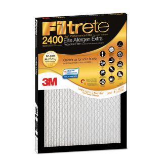 Filtrete Elite Allergen Extra Reduction Electrostatic Pleated Air Filter (Common 14 in x 24 in x 1 in; Actual 13.7 in x 23.6 in x 0.78125 in)