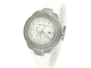 ARMANI EXCHANGE DATE SILICONE LADIES WATCH