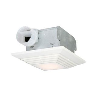 90 CFM Bathroom Ventilation Fan with Light in White by Craftmade