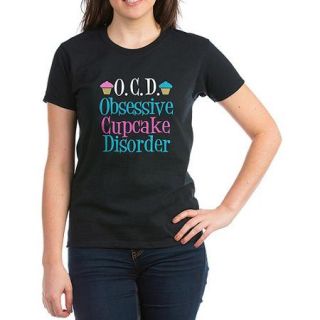  Womens Obsessive Cupcake Disorder T Shirt