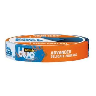 3M ScotchBlue 0.94 in. x 60 yds. Delicate Surface Painter's Tape with Edge Lock 2080EL 24N