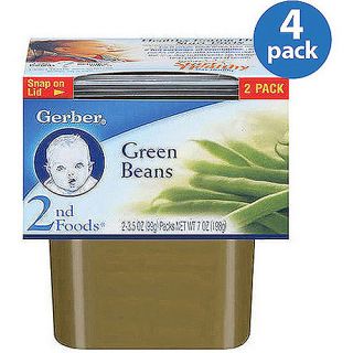 Gerber 2nd Foods Baby Foods Green Beans (Pack of 4)