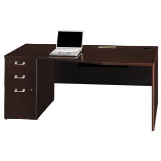 Quantum Single Pedestal Desk by Bush Business Furniture