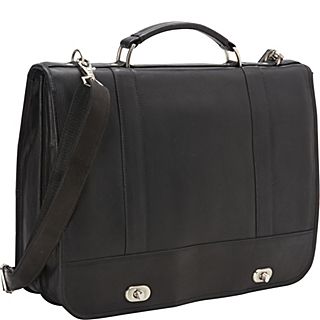 David King & Co. Full Flap Turn Lock Laptop Briefcase