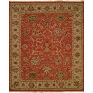 Arora Hand Woven Rust Area Rug by Meridian Rugmakers
