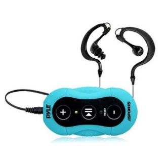 Surf Sound Waterproof  Player w/Headphones for Swimming & Water Sports (Blue)
