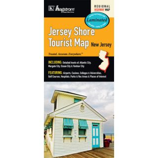 Jersey Shore Tourist Laminated Map