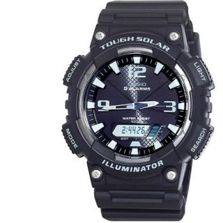 Casio Men's Solar Sport Combination Watch, Black