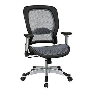 Space Seating Professional Light Air Grid Back and Seat Platinum Chair