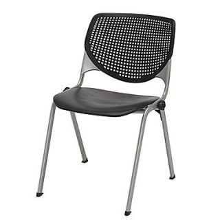 KFI Seating Polypropylene Stack Chairs With Perforated Back
