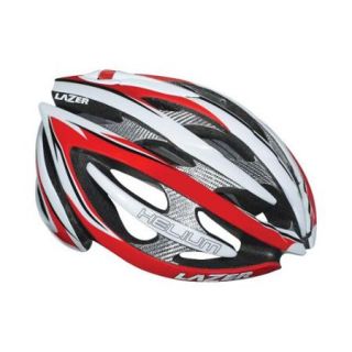 Lazer Helium Road Bike Helmet Red/White XL XXL