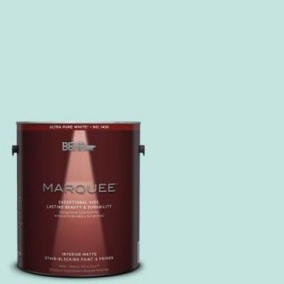 BEHR MARQUEE 1 gal. #MQ3 19 Misty Isle One Coat Hide Matte Interior Paint 145001