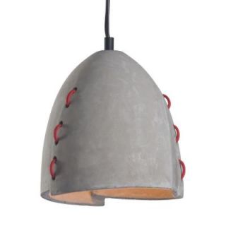 ZUO Confidence Concrete Gray Ceiling Lamp 50208