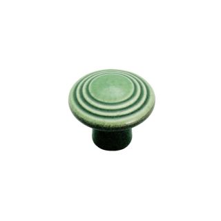 Amerock Color Washed Green Ceramic Cabinet Knobs (Pack of Three