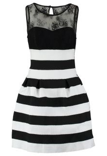 Guess MANOLA   Cocktail dress / Party dress   black/white striped