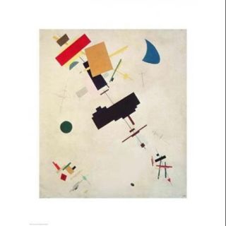 Suprematist Composition No.56 Poster Print by Kazimir Malevich (18 x 24)