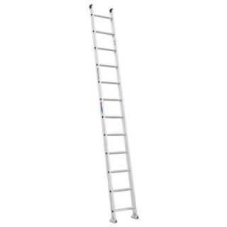 Werner 12 ft. Aluminum D Rung Straight Ladder with 300 lb. Load Capacity Type IA Duty Rating D1512 1