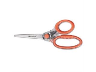 Acme United Corporation ACM14609 Scissors  w  Microban  7in. Straight  Assorted Handles
