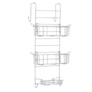 Zenna Home Over the Shower Door Caddy in Chrome E7803SS