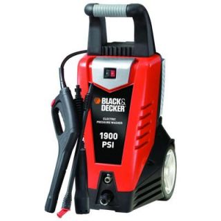 BLACK+DECKER 1900 psi 1.5 GPM Electric Pressure Washer DISCONTINUED 11BDE 315