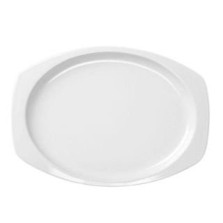 Global Goodwill Coleur 12 1/2 in. x 9 in. Recsaddleback Tangular Platter in White (12 Piece) 849851027077